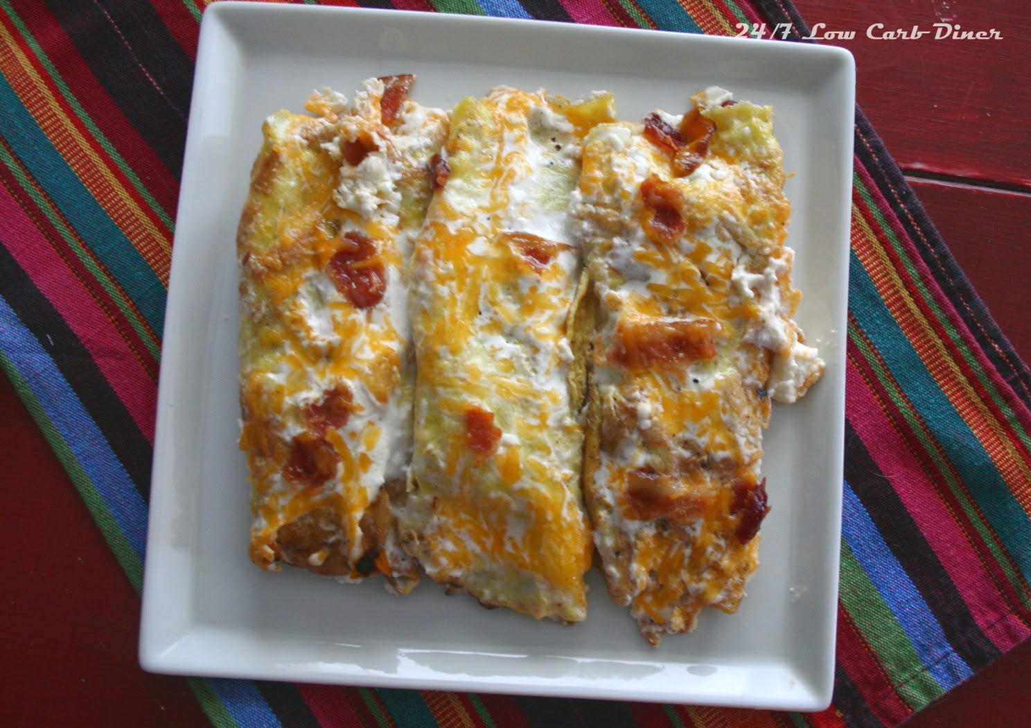 Bacon Breakfast Enchiladas 24/7 Low Carb Diner Bloglovin’